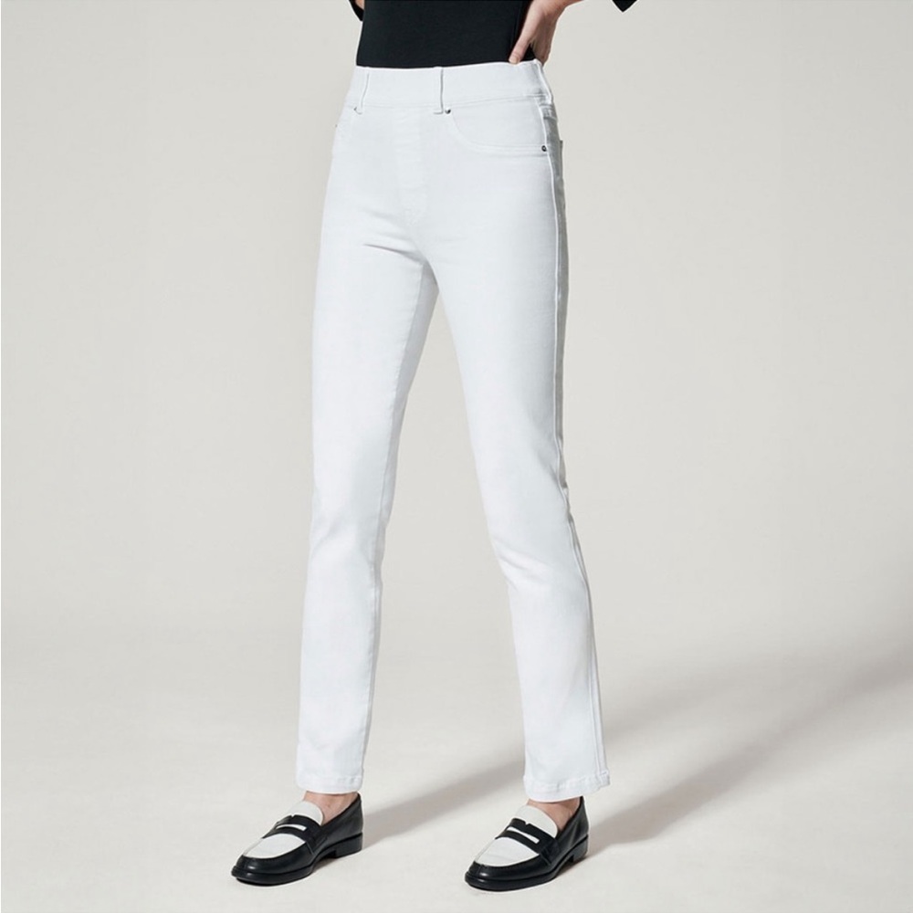 Spanx white jeans size large